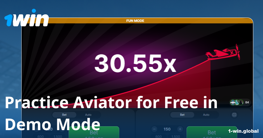 Free demo mode for 1win Aviator practice