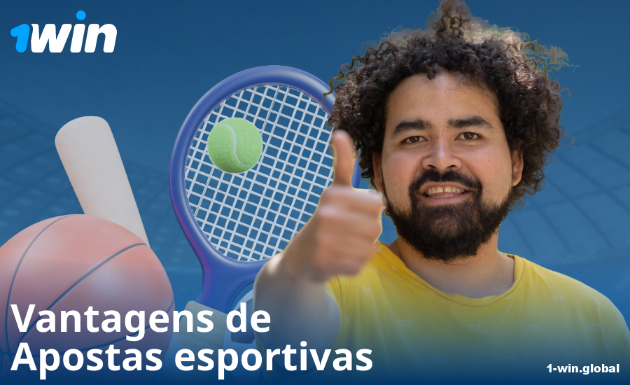 Vantagens das apostas esportivas para apostadores brasileiros no 1Win