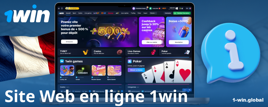 Informations sur le casino 1Win France