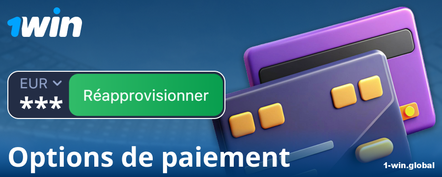 Opérations bancaires pour les joueurs de 1Win France