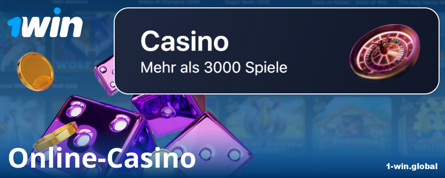 Im 1Win-Casino online spielen DE