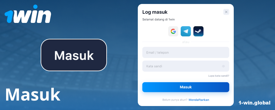Masuk ke Akun 1Win Indonesia