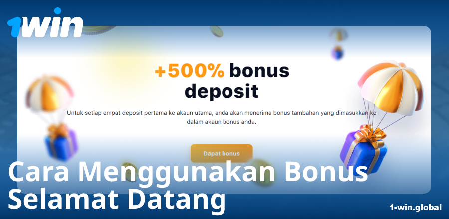 Panduan untuk bonus selamat datang di 1Win
